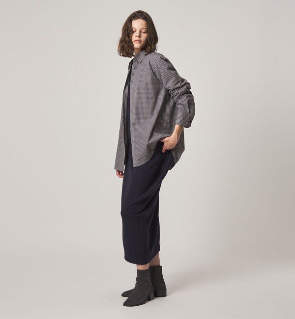 STEVEN ALAN「＜Steven Alan＞コットン ミニ チェック シャツ」|シャツ・ブラウス|