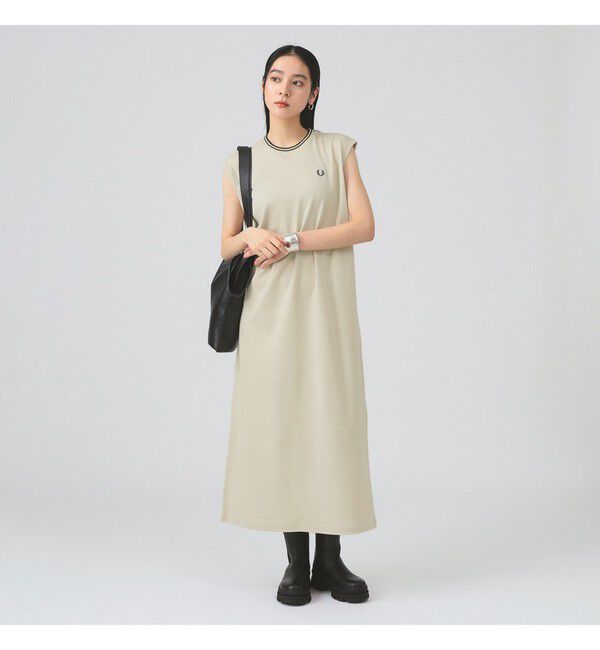 Ray BEAMS 「【別注】FRED PERRY / ティップド ピケ ドレス」|ワンピース|