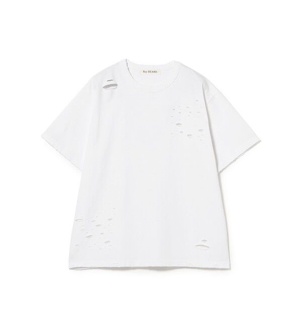 Ray BEAMS 「ダメージ オーバー Tシャツ」|Tシャツ・カットソー|