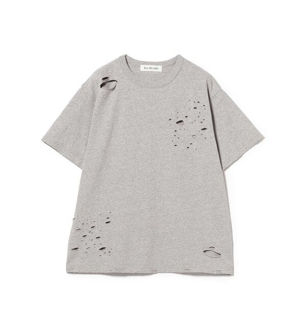 Ray BEAMS 「ダメージ オーバー Tシャツ」|Tシャツ・カットソー|