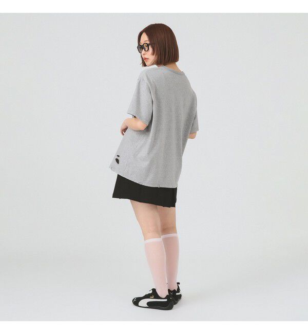 Ray BEAMS 「ダメージ オーバー Tシャツ」|Tシャツ・カットソー|