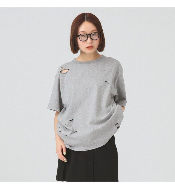 Ray BEAMS 「ダメージ オーバー Tシャツ」|Tシャツ・カットソー|