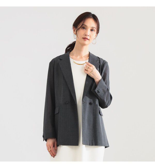 Demi-Luxe BEAMS 「ポリエステル レーヨン 2ボタン ジャケット」|ダッフルコート|