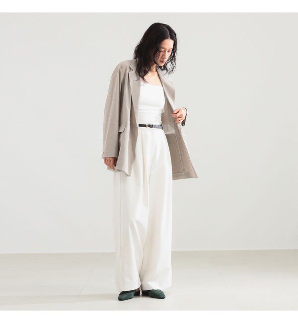 Demi-Luxe BEAMS 「ポリエステル レーヨン 2ボタン ジャケット」|ダッフルコート|