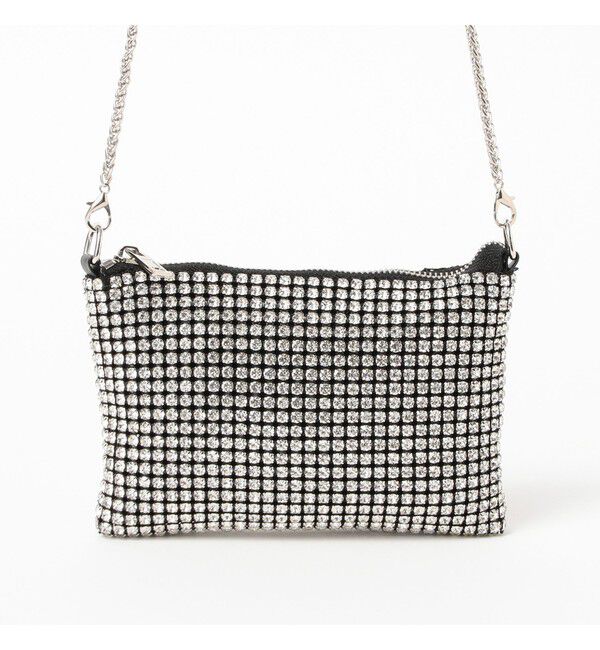 Ray BEAMS 「【別注】bLicensceLL / ビジュー 2WAY チェーン バッグ」|ポーチ|
