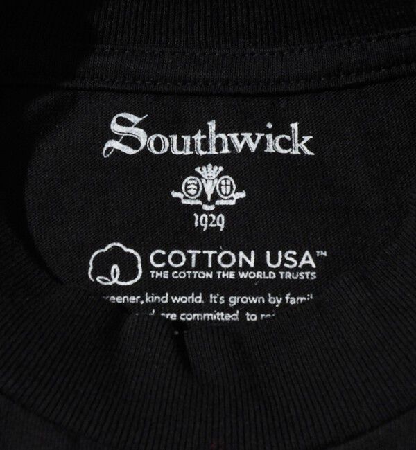 SHIPS「Southwick: Gate Label BO&rsquo;SUN ネック Tシャツ」|Tシャツ・カットソー|
