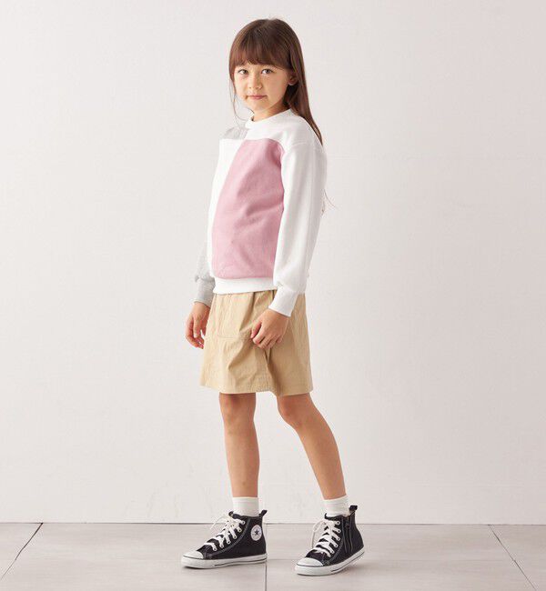SHIPS any「SHIPS any:〈洗濯機可能〉デザイン ポンチ クルーネック プルオーバー <KIDS>◇」|スウェット・ジャージ|