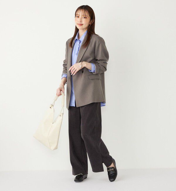 SHIPS Colors 「SHIPS Colors:〈手洗い可能〉カット コーデュロイ ゴム パンツ◇」|その他|