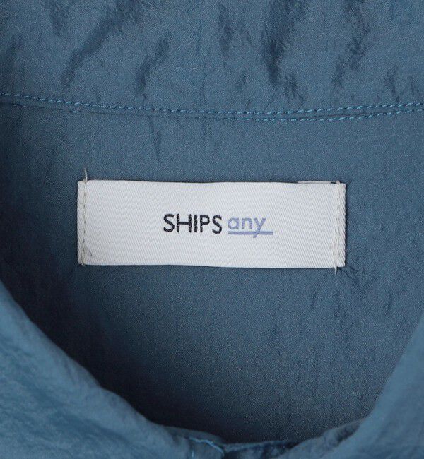 SHIPS any「SHIPS any:〈洗濯機可能〉ワッシャーナイロン ライト シアー シャツ◇」|シャツ・ブラウス|