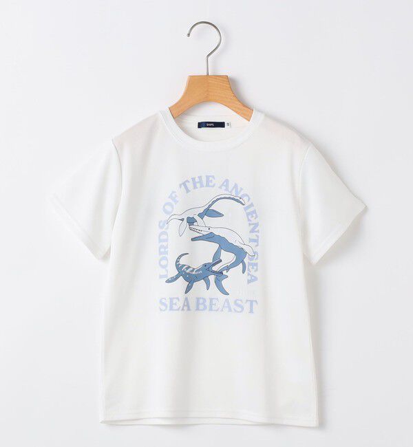SHIPS KIDS「SHIPS KIDS:100～130cm /〈接触冷感/吸水速乾〉シービースト 半袖 Tシャツ」|Tシャツ・カットソー|