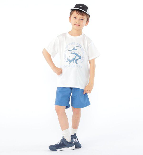SHIPS KIDS「SHIPS KIDS:100～130cm /〈接触冷感/吸水速乾〉シービースト 半袖 Tシャツ」|Tシャツ・カットソー|