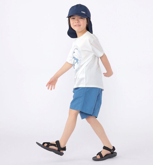 SHIPS KIDS「SHIPS KIDS:100～130cm /〈接触冷感/吸水速乾〉シービースト 半袖 Tシャツ」|Tシャツ・カットソー|