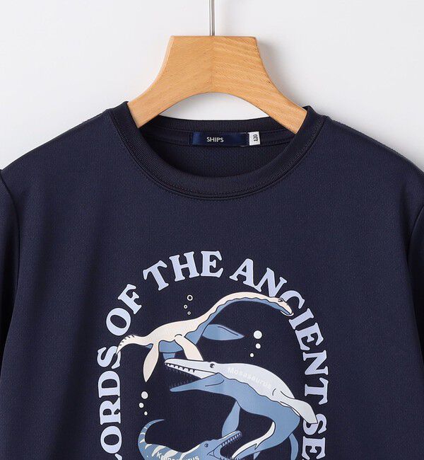 SHIPS KIDS「SHIPS KIDS:100～130cm /〈接触冷感/吸水速乾〉シービースト 半袖 Tシャツ」|Tシャツ・カットソー|