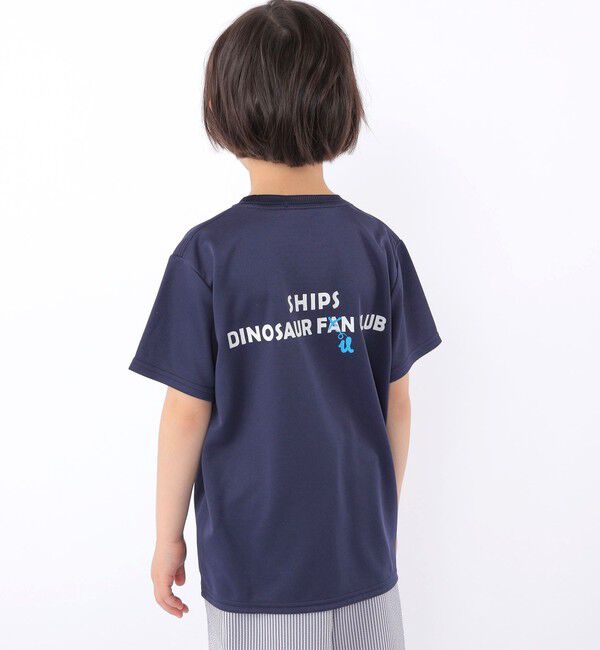 SHIPS KIDS「SHIPS KIDS:100～130cm /〈接触冷感/吸水速乾〉シービースト 半袖 Tシャツ」|Tシャツ・カットソー|