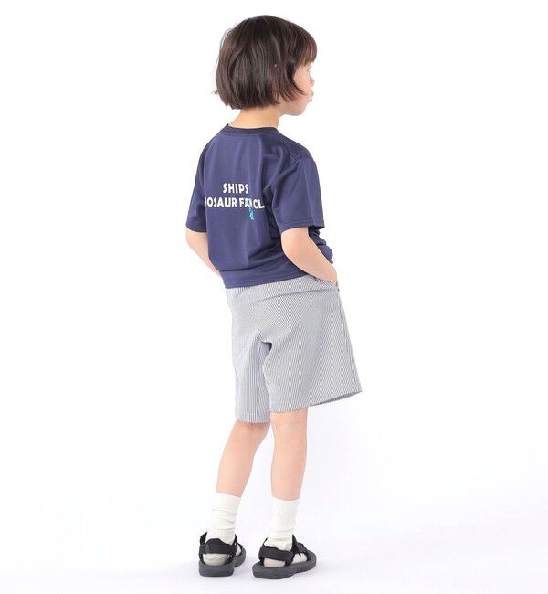 SHIPS KIDS「SHIPS KIDS:100～130cm /〈接触冷感/吸水速乾〉シービースト 半袖 Tシャツ」|Tシャツ・カットソー|