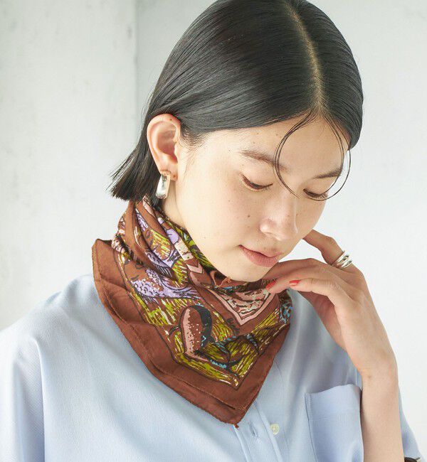 SHIPS for women「BINDU: スカーフ 64&times;64」|バンダナ・スカーフ|