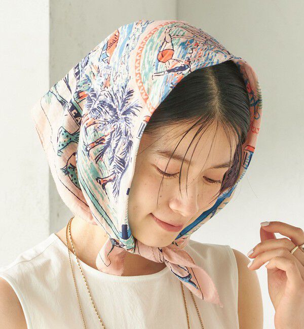 SHIPS for women「BINDU: スカーフ 64&times;64」|バンダナ・スカーフ|