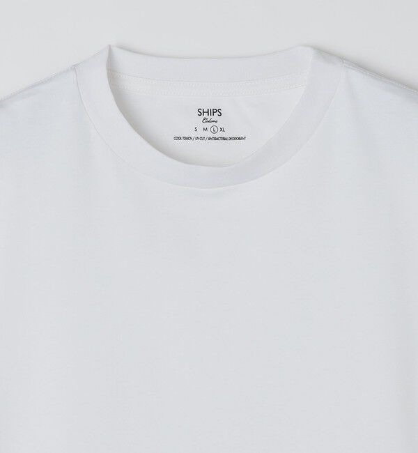 SHIPS Colors 「SHIPS Colors:〈抗菌防臭・接触冷感〉シルケット コットン ノースリーブ Tシャツ」|タンクトップ|