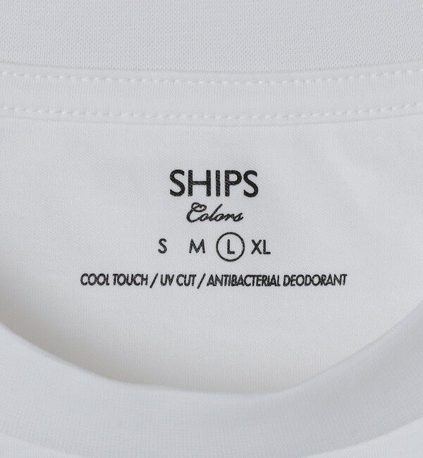 SHIPS Colors 「SHIPS Colors:〈抗菌防臭・接触冷感〉シルケット コットン ノースリーブ Tシャツ」|タンクトップ|