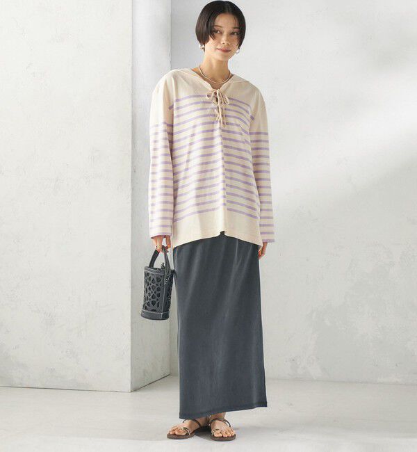 SHIPS for women「【SHIPS別注】Le minor: ボーダー セーラーカラー プルオーバー」|Tシャツ・カットソー|