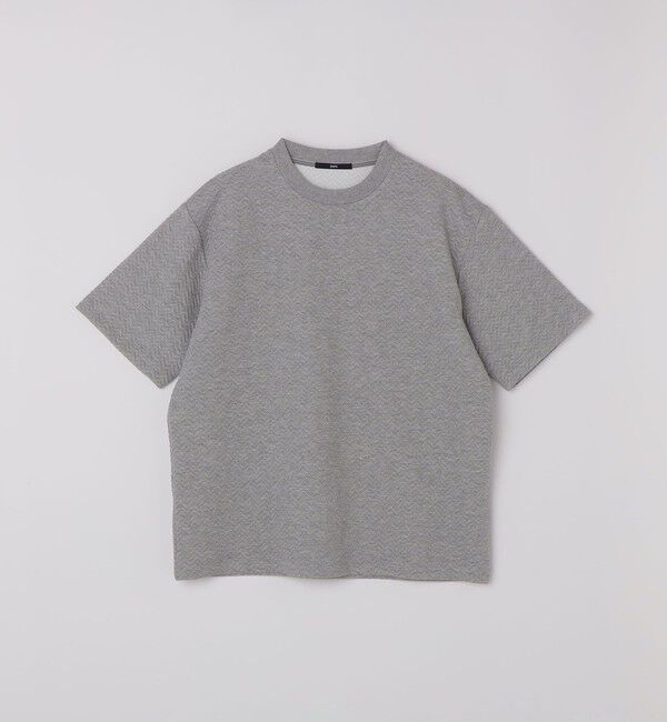 SHIPS「SHIPS: 膨れジャカード ショートスリーブ Tシャツ」|Tシャツ・カットソー|