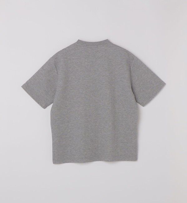 SHIPS「SHIPS: 膨れジャカード ショートスリーブ Tシャツ」|Tシャツ・カットソー|