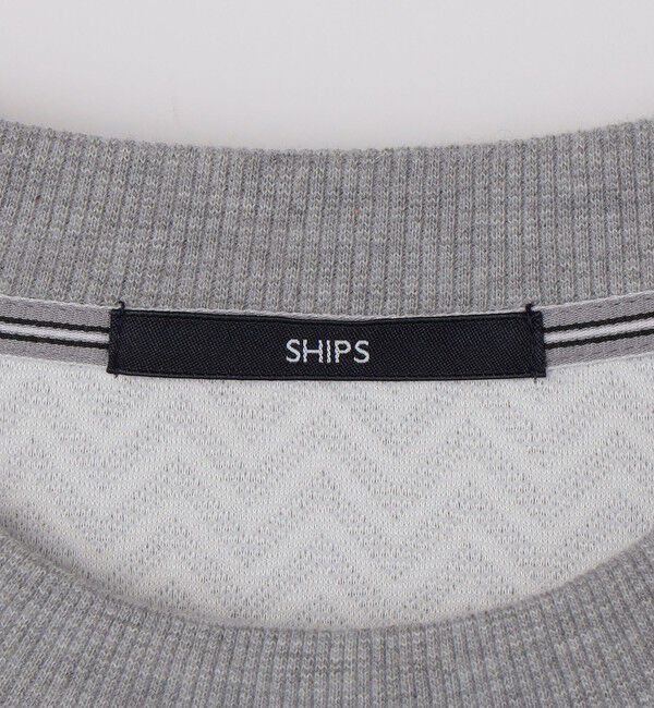 SHIPS「SHIPS: 膨れジャカード ショートスリーブ Tシャツ」|Tシャツ・カットソー|