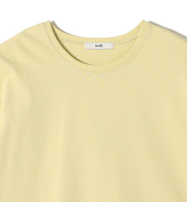 SHIPS for women「【WEB限定】〈接触冷感/UVカット/汗染み防止加工〉FUNCTION 袖 レース プルオーバー」|Tシャツ・カットソー|