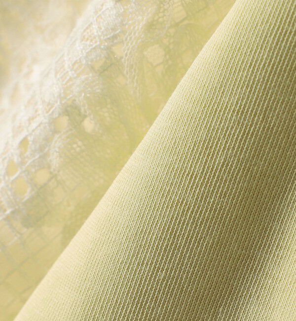SHIPS for women「【WEB限定】〈接触冷感/UVカット/汗染み防止加工〉FUNCTION 袖 レース プルオーバー」|Tシャツ・カットソー|