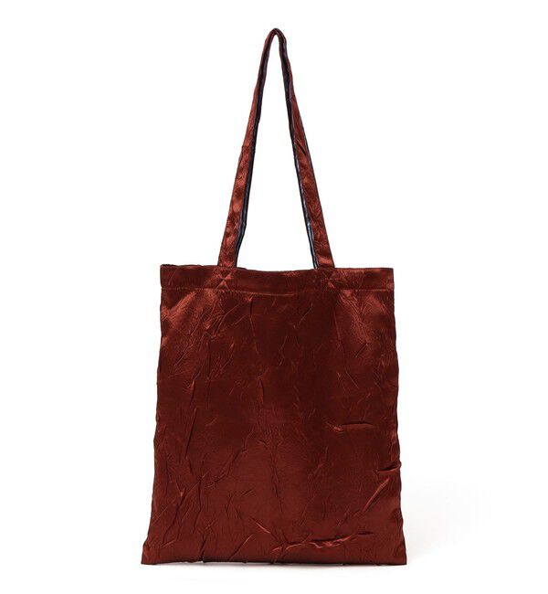 SHIPS for women「【SHIPS別注】Uhr: クラッシュ サテン トート バッグ」|トートバッグ|