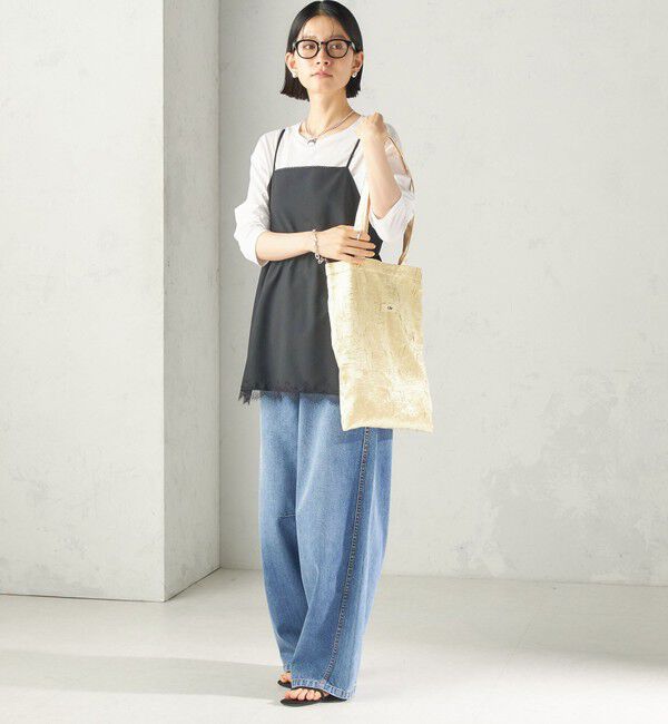 SHIPS for women「【SHIPS別注】Uhr: クラッシュ サテン トート バッグ」|トートバッグ|