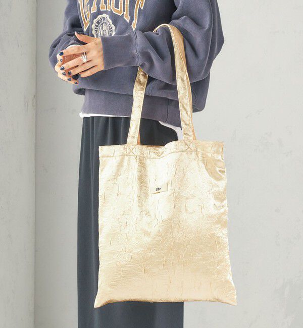 SHIPS for women「【SHIPS別注】Uhr: クラッシュ サテン トート バッグ」|トートバッグ|