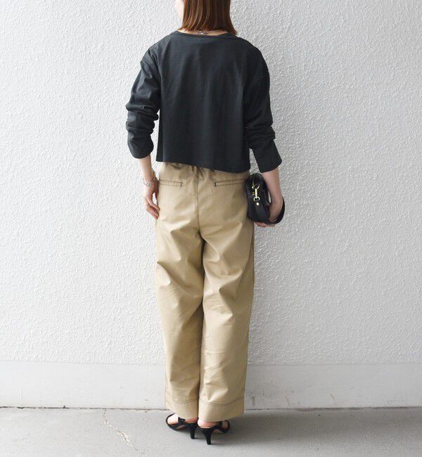 SHIPS any「《予約》SHIPS any:〈洗濯機可能〉レイヤード ノースリ TEE &times; カーディガン セット」|Tシャツ・カットソー|