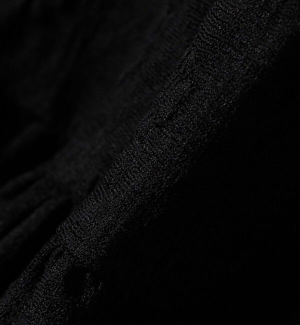 SHIPS any「《予約》SHIPS any:〈洗濯機可能〉フラワー レース ジャカード フリル ヘム プルオーバー」|Tシャツ・カットソー|