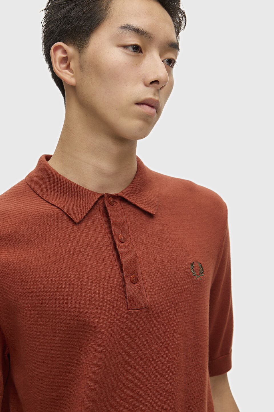 FRED PERRY 「FRED PERRY／Cotton Knitted Polo Shirt／コットンニットポロシャツ」|ポロシャツ|
