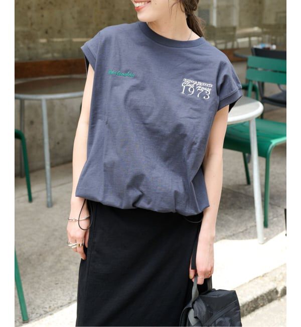 OUTDOOR PRODUCTS Usual Things「ドロストバルーンノースリTEE」|Tシャツ・カットソー|グレー