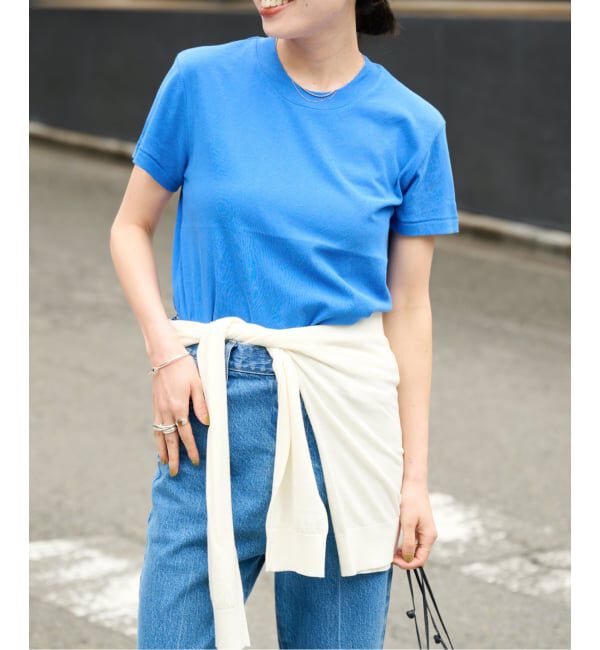 OUTDOOR PRODUCTS Usual Things「追加2 ハイツイストコットンコンパクトTEE」|Tシャツ・カットソー|ブルー B