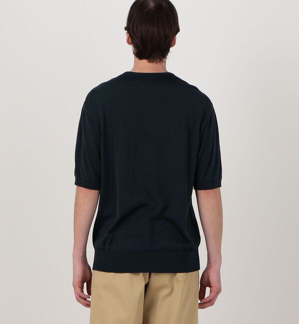 TOMORROWLAND MENS「TOMORROWLAND tricot プライムシルク ハイゲージ クルーネックニットTシャツ」|ニット・セーター|
