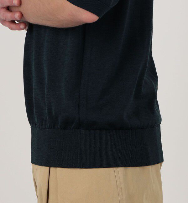 TOMORROWLAND MENS「TOMORROWLAND tricot プライムシルク ハイゲージ クルーネックニットTシャツ」|ニット・セーター|