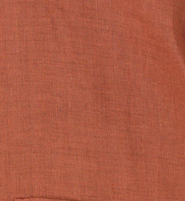 GALERIE VIE「リネンポプリン ハーフスリーブシャツ」|シャツ・ブラウス|