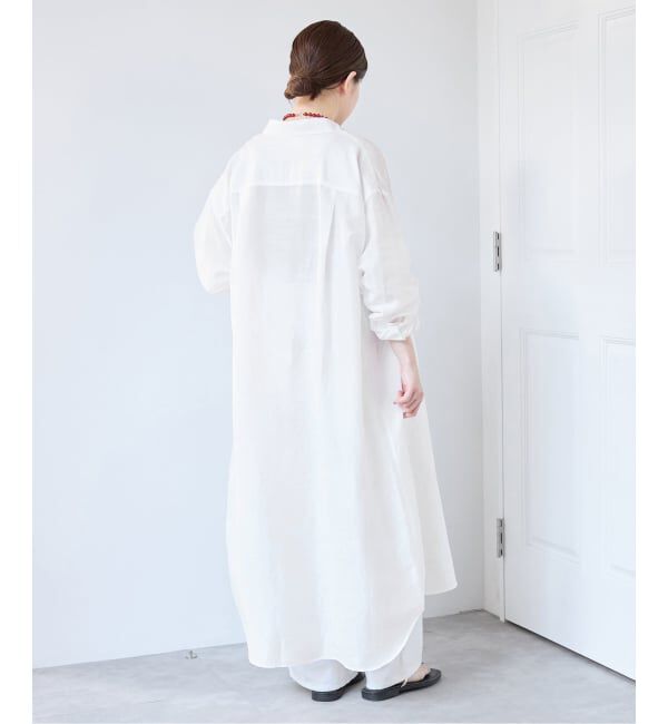 IENA「ラミーリヨセルシャツワンピース」|ワンピース|