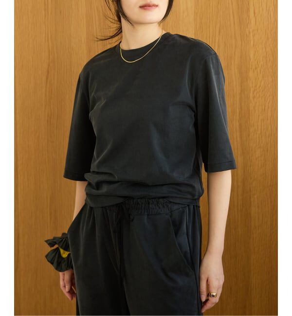 IENA LA BOUCLE「《追加/洗濯機洗い可》IENA LA BOUCLE Cupra mix Tシャツ」|Tシャツ・カットソー|