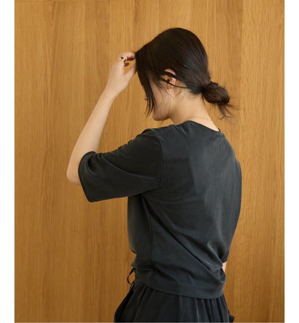 IENA LA BOUCLE「《追加/洗濯機洗い可》IENA LA BOUCLE Cupra mix Tシャツ」|Tシャツ・カットソー|