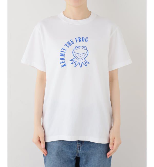 SLOBE IENA「BALMYDAYS/バルミーデイズ SLOBE別注 カーミットTシャツ BAL-26SS-CS48」|Tシャツ・カットソー|ホワイト