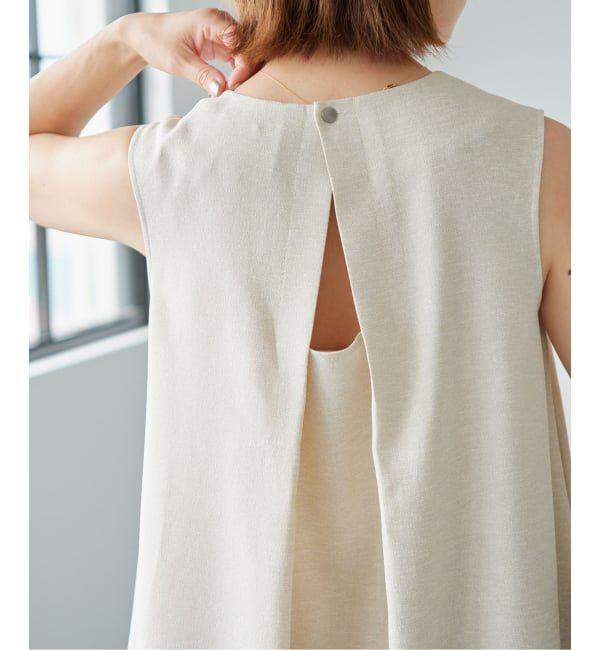 IENA「《手洗い可》EN ノースリーブワンピース」|ワンピース|