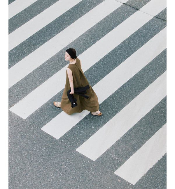 IENA「《手洗い可》EN ノースリーブワンピース」|ワンピース|