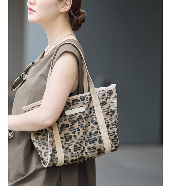 IENA「《洗濯機洗い可》qbag paris/キューバッグ パリ 別注NEST ZIP S バッグ」|トートバッグ|