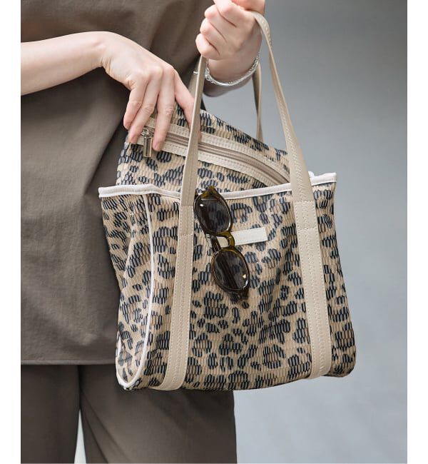 IENA「《洗濯機洗い可》qbag paris/キューバッグ パリ 別注NEST ZIP S バッグ」|トートバッグ|