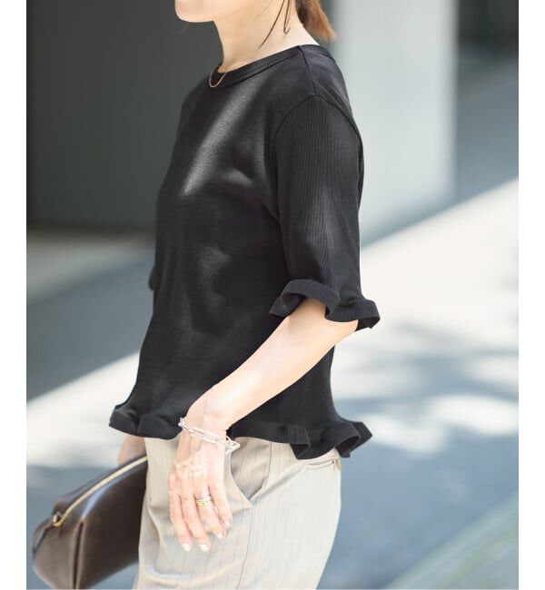IENA「《WEB限定/追加》オーガニックコットン WAVE Tシャツ」|Tシャツ・カットソー|