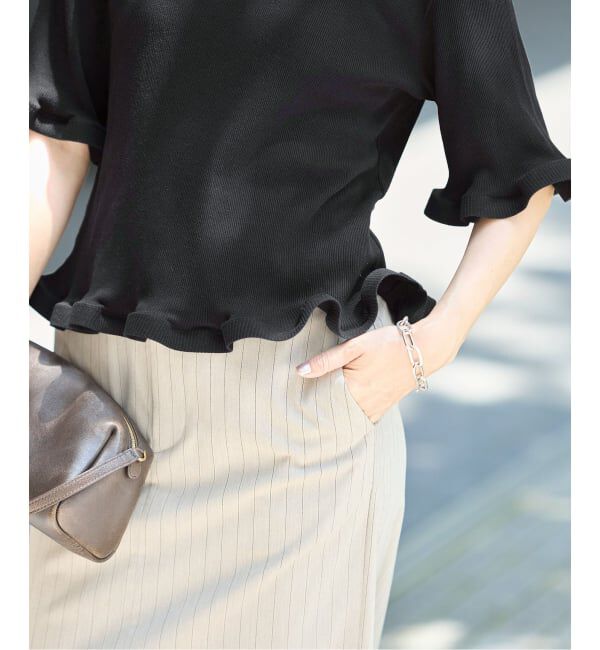 IENA「《WEB限定/追加》オーガニックコットン WAVE Tシャツ」|Tシャツ・カットソー|